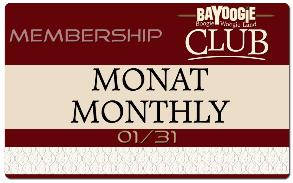 Bayoogie-Club

Monats-Ticket | Monthly Ticket

Alle Inhalte | All Content
Gültig | Valid: 31 Tage/Days