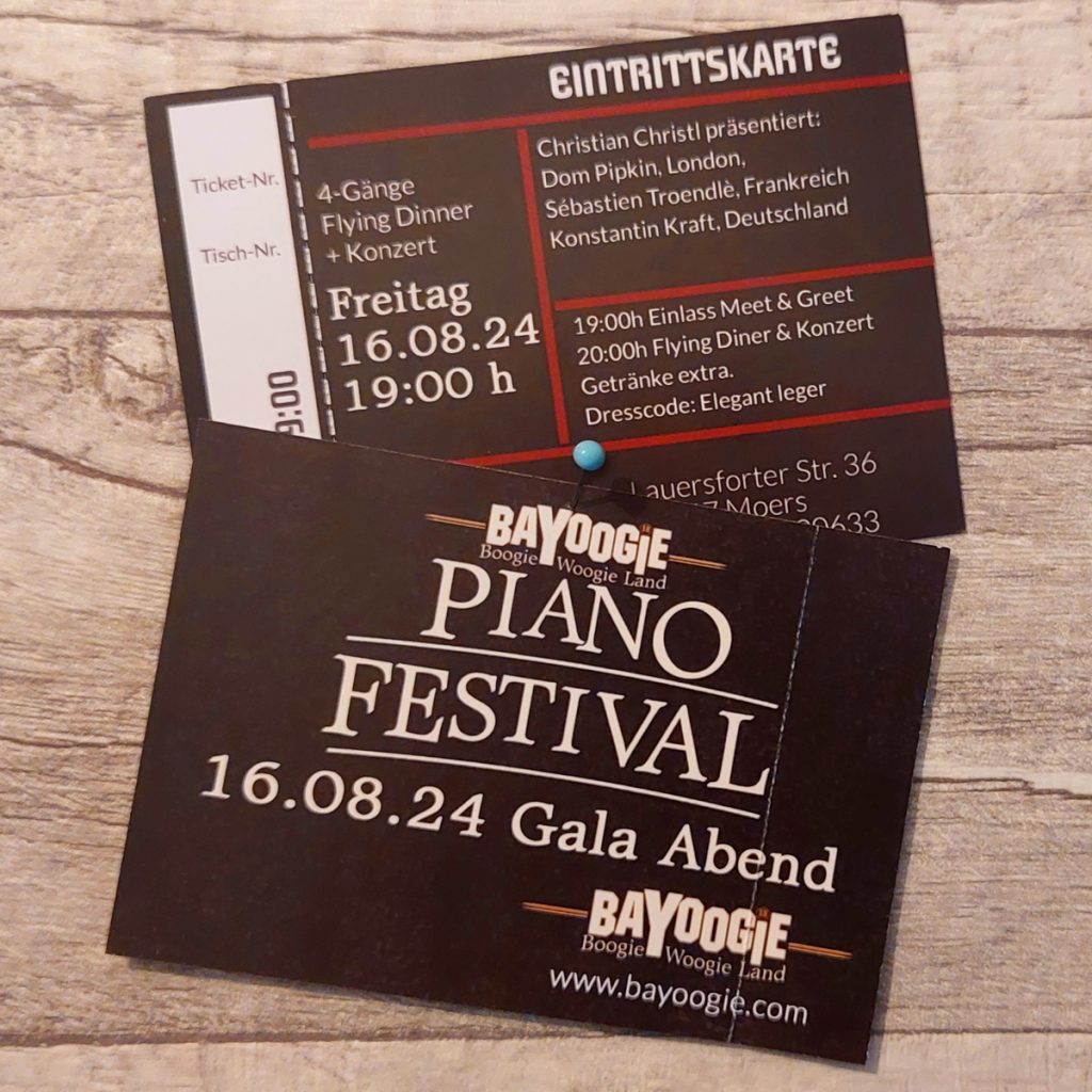 Konzert Tickets

Eröffnungs-Gala
Bayoogie Piano Festival 2024
16.08.24 D-Moers - Schloß Lauersfort